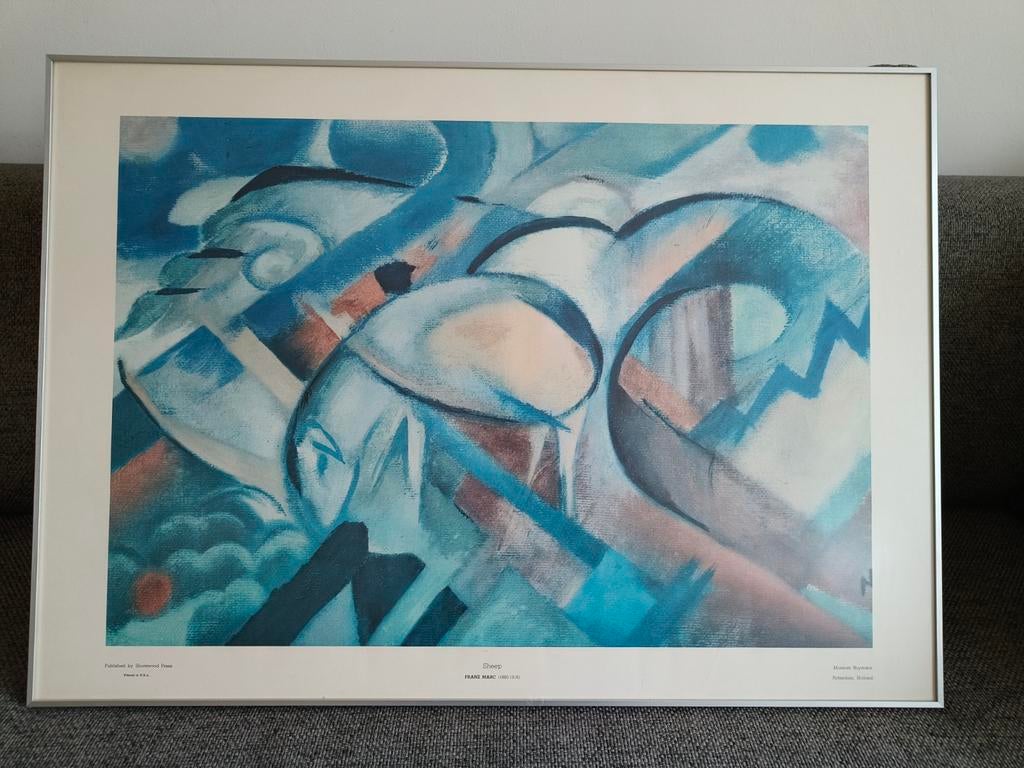 Franz Marc reproductie 'Sheep", Ophalen