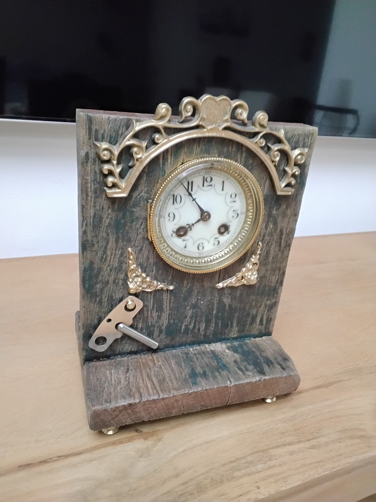 Aparte  gerestaureerde pendule, Ophalen of Verzenden