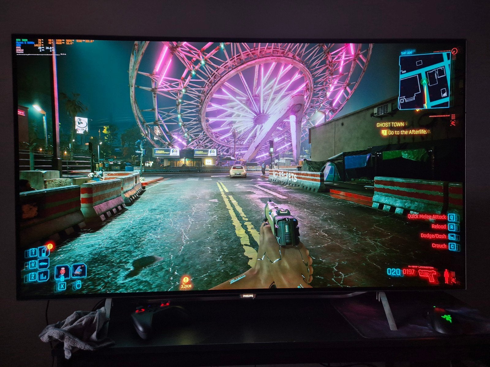 PHILIPS OLED 4k 55" (ingebrand), Ophalen, Gebruikt, 100 cm of meer, 4k (UHD)