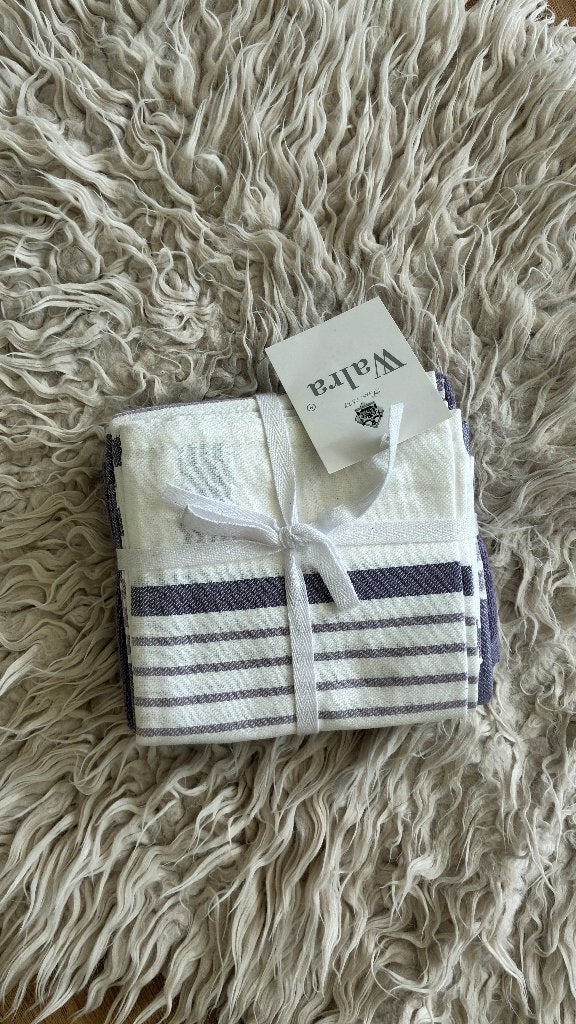 Theedoeken set Walra, Verzenden, Nieuw, Wit, Theedoek of Handdoek