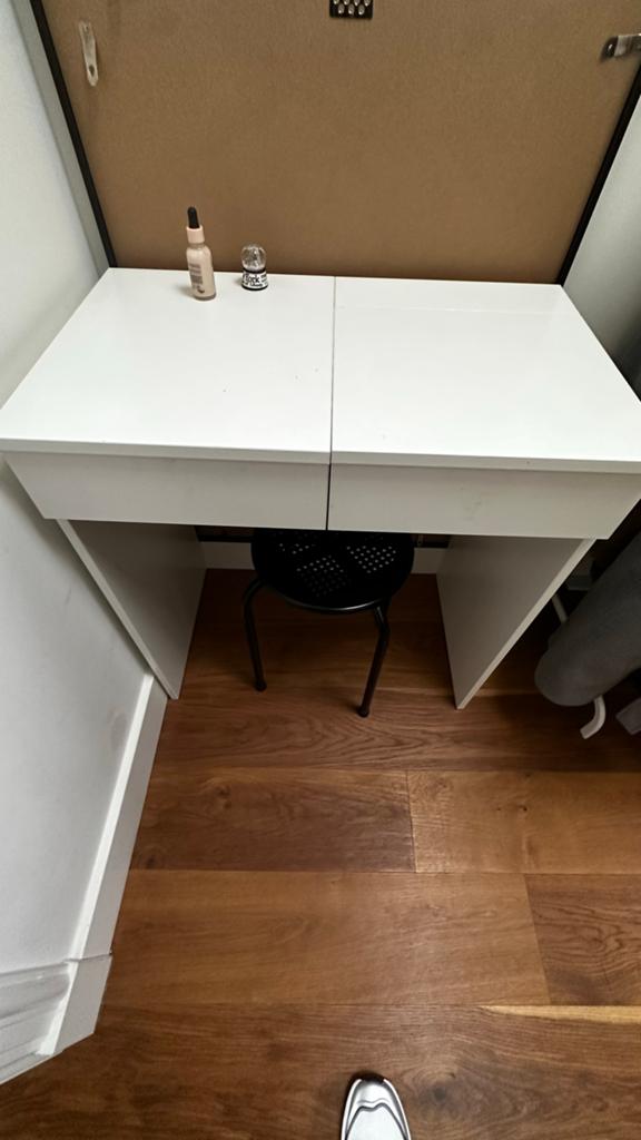 Ballerina bureau - Compact en functioneel, Huis en Inrichting, Tafels | Kaptafels, Zo goed als nieuw, Minder dan 100 cm, 50 tot 100 cm