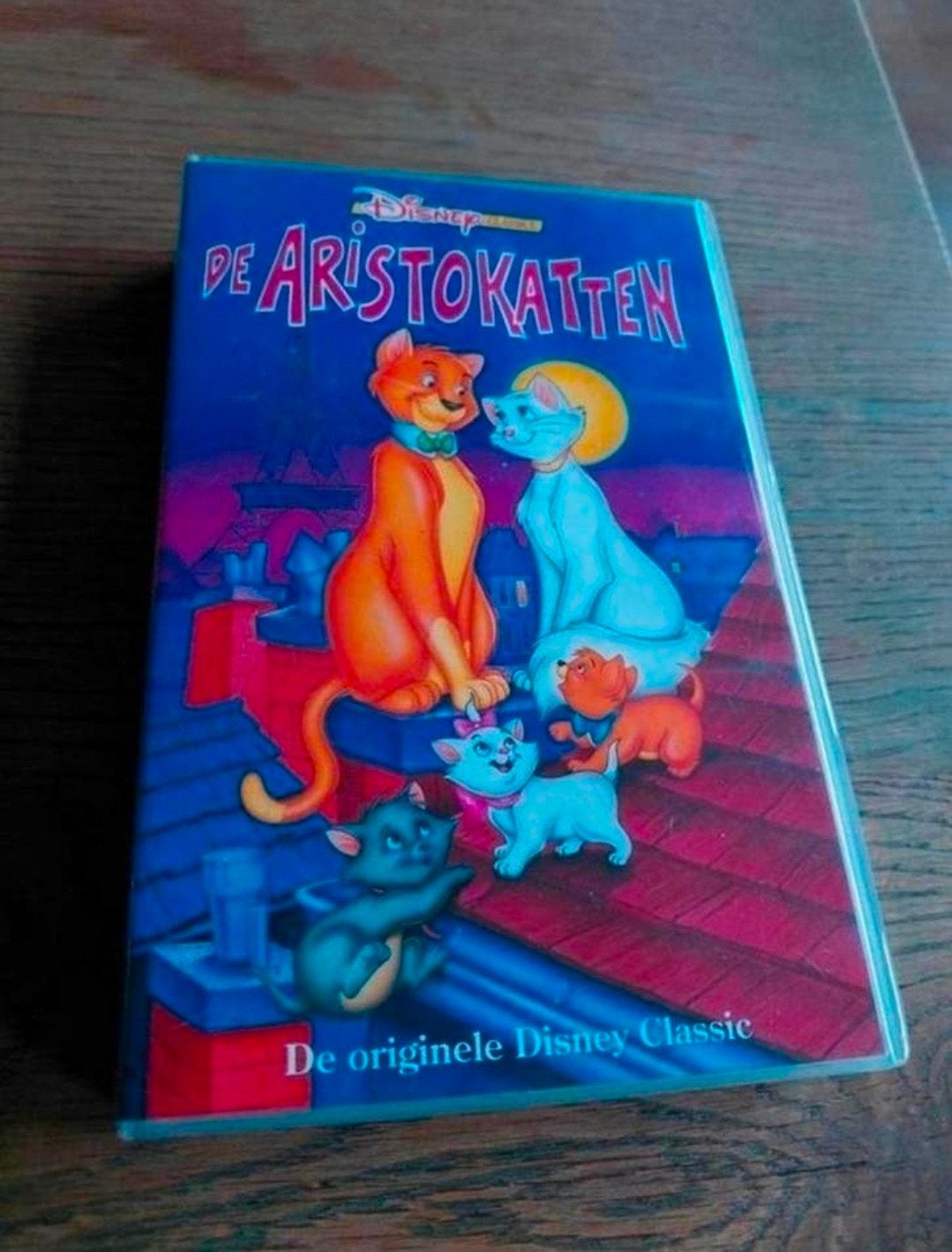 Disney Classics de Aristokatten videoband., Cd's en Dvd's, VHS | Kinderen en Jeugd, Gebruikt, Tekenfilm, Alle leeftijden, Ophalen of Verzenden