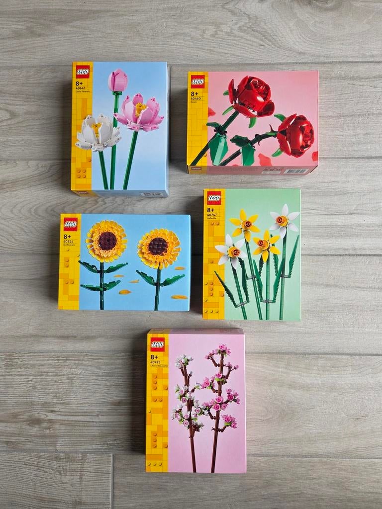 LEGO Collectie Bloemen (5 sets), Ophalen of Verzenden, Nieuw