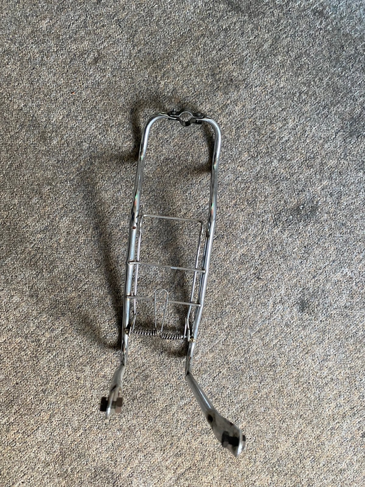 Chroom bagagerek “vintage” vespa ciao-met beugels, Ciao, 0 versnellingen, Ophalen of Verzenden, Zo goed als nieuw