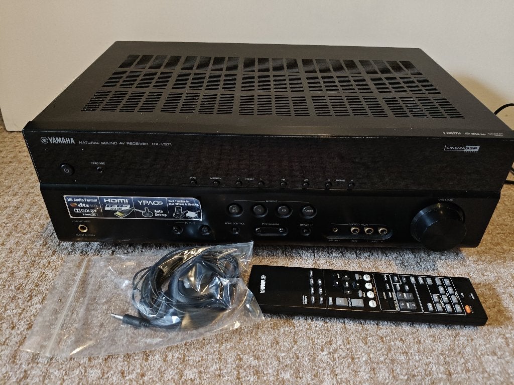 yamaha 5.1 receiver rx-v371, Ophalen, Yamaha, Zo goed als nieuw, 120 watt of meer