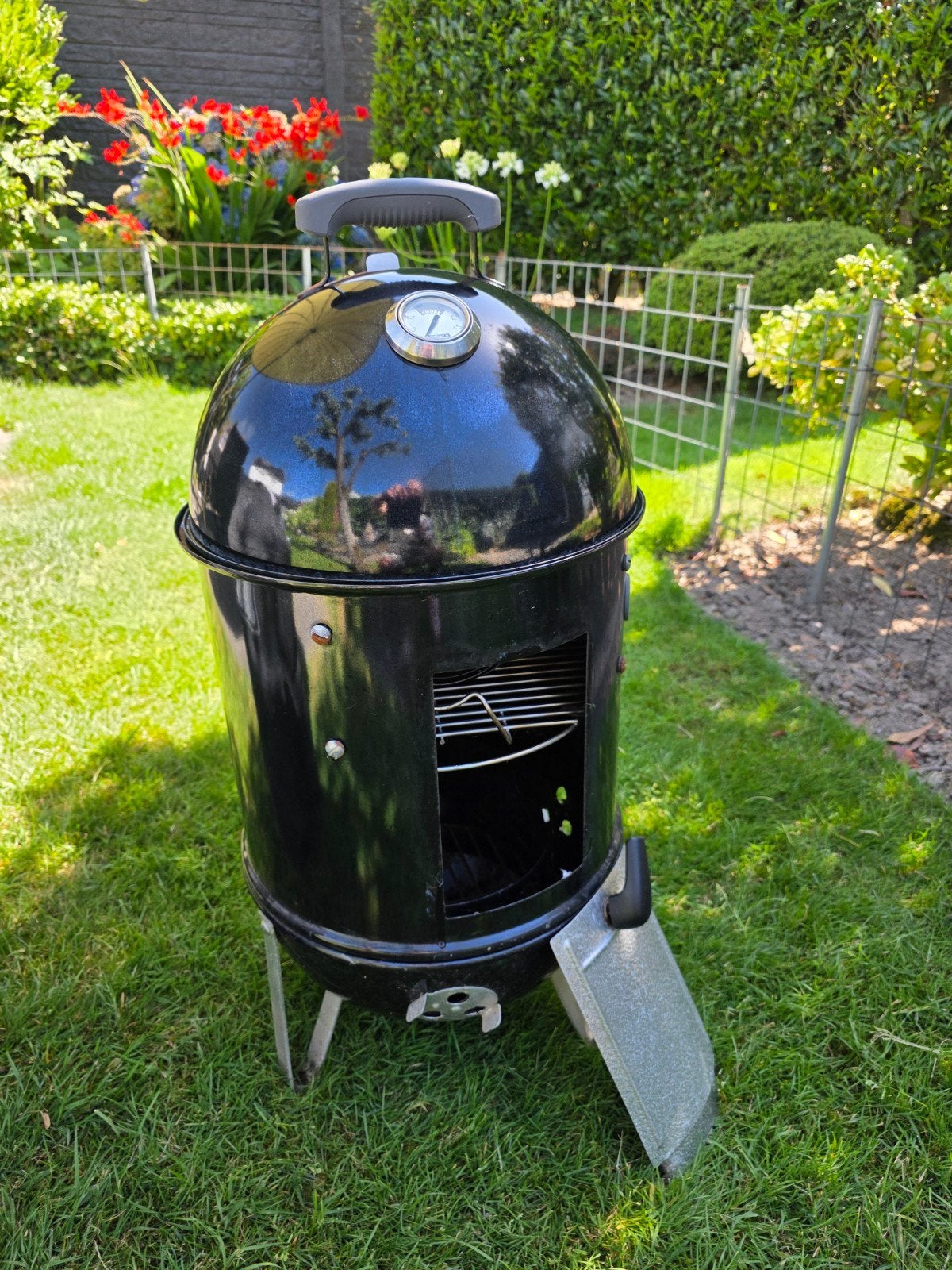 Weber Smokey Mountain Cooker Smoker 37cm, Ophalen, Gebruikt, Weber