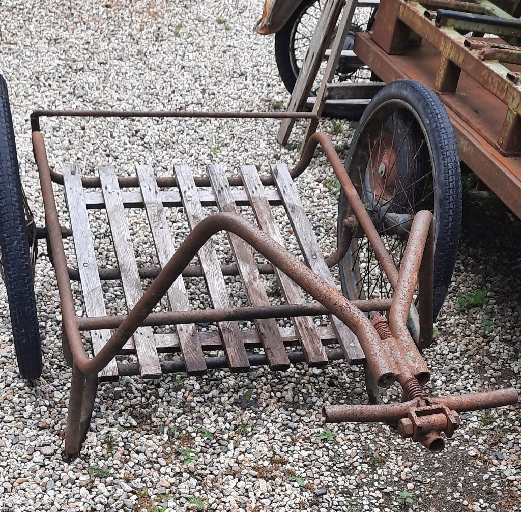 Vintage Melkkar / Fietskar - Robuust en Authentiek, Antiek en Kunst, Curiosa en Brocante, Ophalen