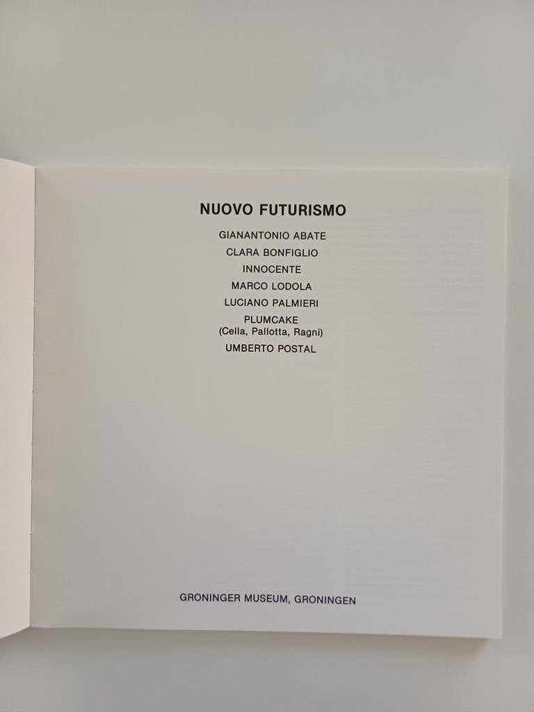 Museumcatalogus: 'Il nuovo futorismo', Ophalen of Verzenden, Zo goed als nieuw, O.a. Frans Haks, Schilder- en Tekenkunst