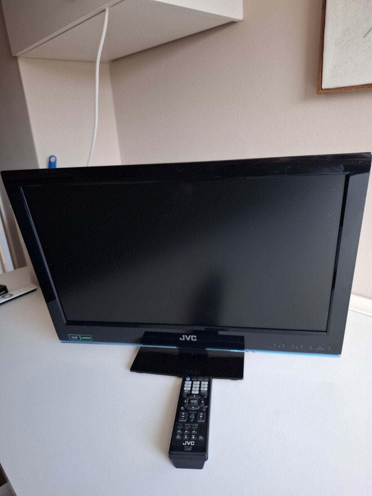 JVC LT-22HG32U LCD TV met afstandsbediening, Ophalen, Gebruikt, 50 Hz, 40 tot 60 cm