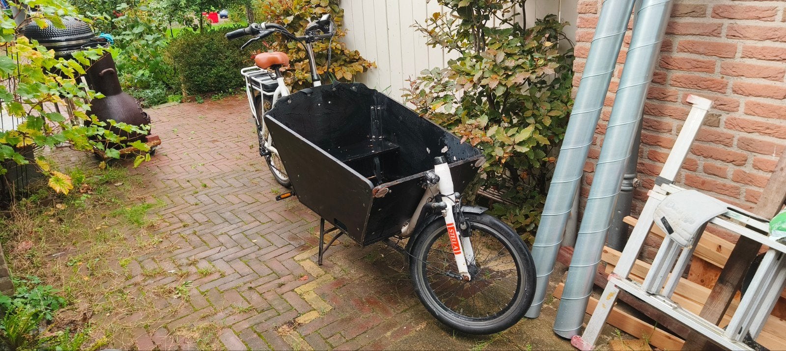 Prima Stella bakfiets met huif en zonnehuifje, Overige merken, Gebruikt, Huif, Ophalen of Verzenden