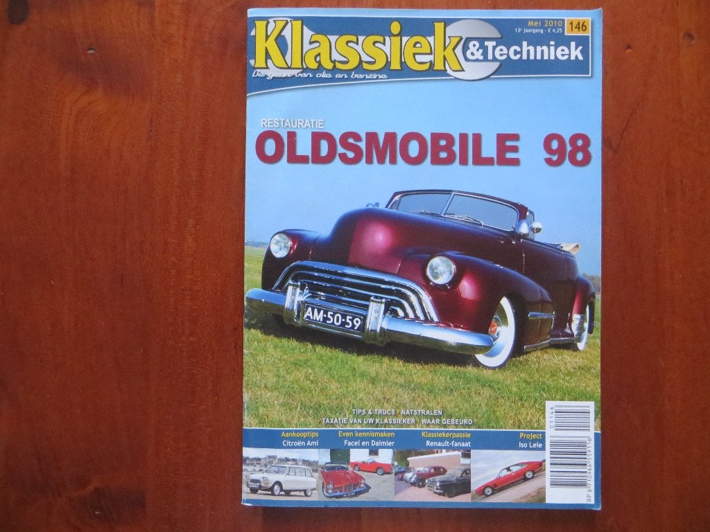Klassiek & Techniek 146 Oldsmobile 98, Citroën Ami, Facellia, Ophalen of Verzenden, Nieuw, Citroën