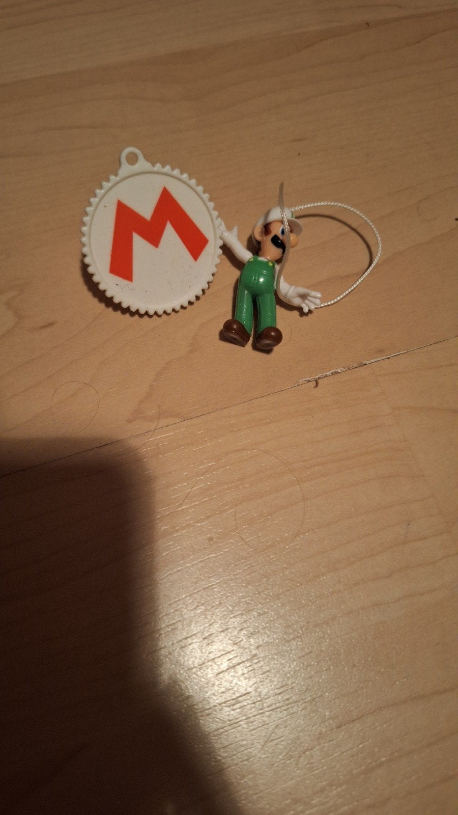Super Mario Bros Luigi sleutelhanger/figuur, Ophalen, Gebruikt, Jongen of Meisje