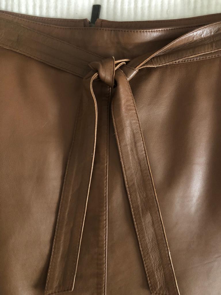 Summum Leren Rok Maat L Bruin nieuw, Kleding | Dames, Bruin, Maat 42/44 (L), Nieuw, Ophalen of Verzenden