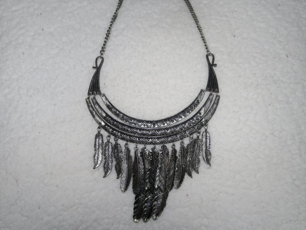 Superstar ketting&hanger, zilverkleurige metalen vogelveren, Kleding | Dames, Superstar, Verzenden, Zo goed als nieuw