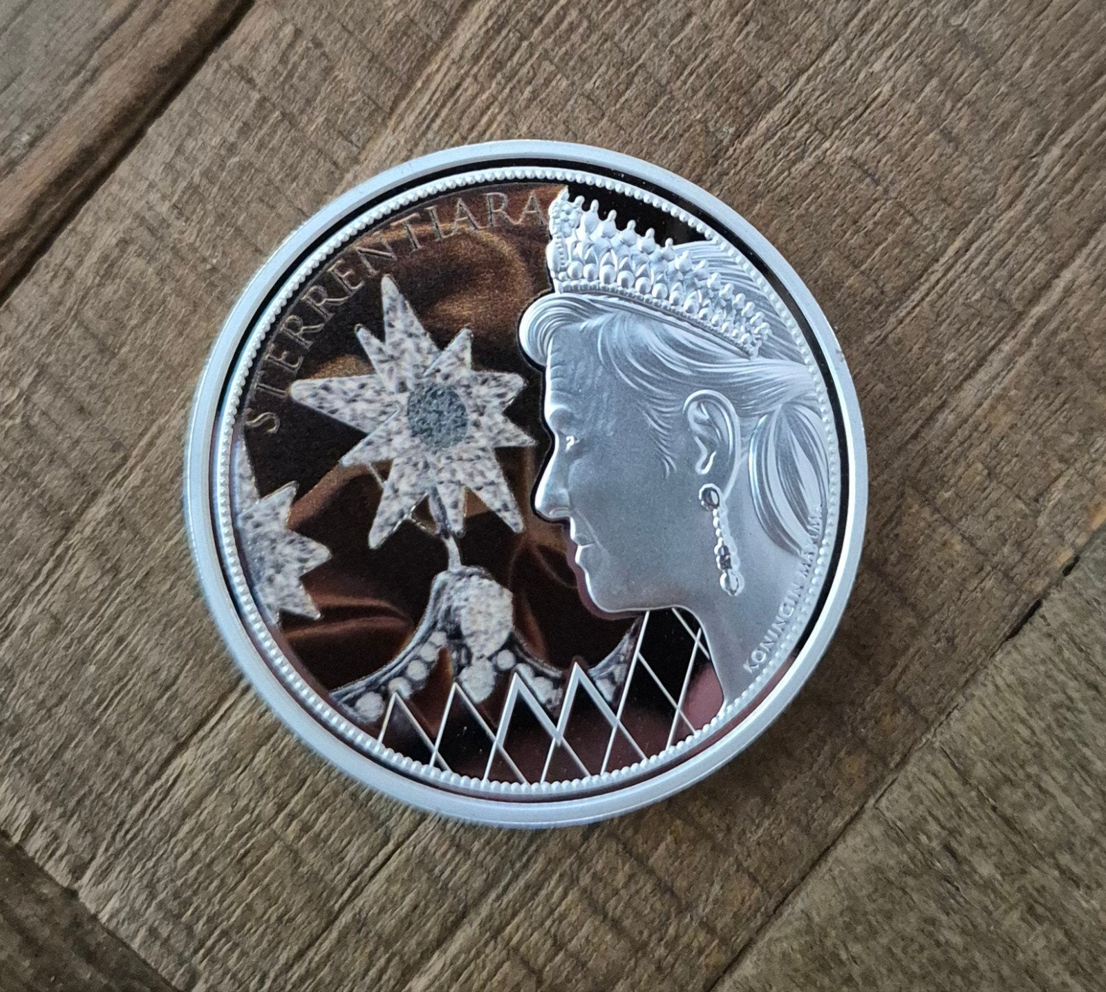 Munt of penning van koningin Maxima, Postzegels en Munten, Ophalen of Verzenden, Koningin Beatrix, Overige waardes, Losse munt