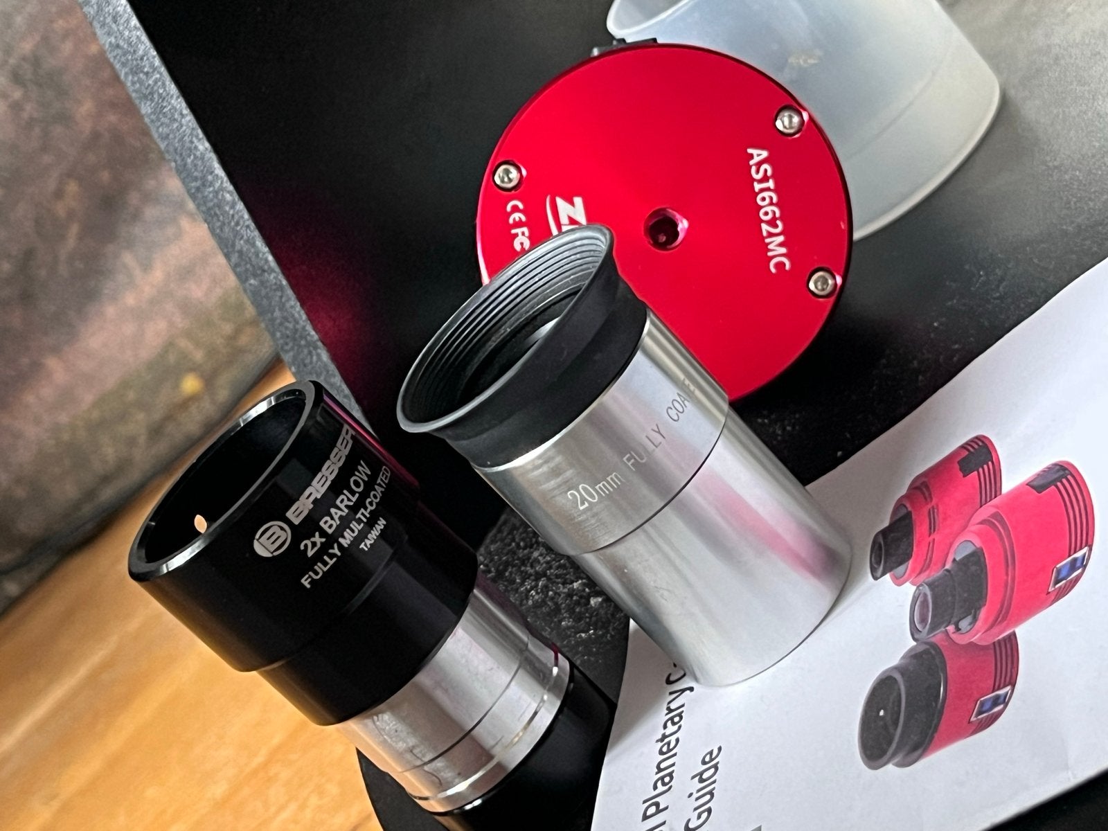 1’25 Telescoop oculairs en filters - Diverse accessoires, Ophalen of Verzenden, Zo goed als nieuw, Minder dan 80 mm, Onderdelen of Toebehoren