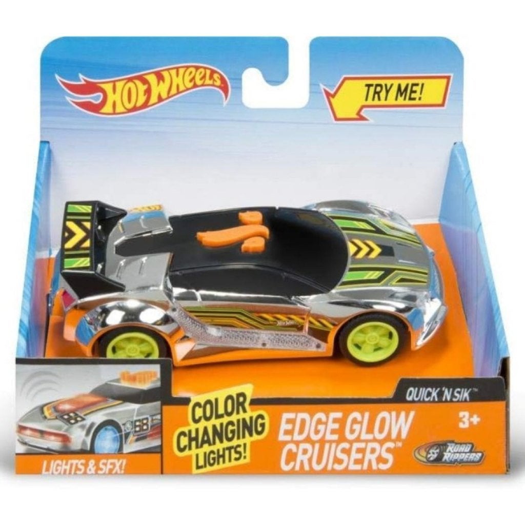 Hotwheels: Edge Glow Cruisers: Quick 'N Sik, ., Nieuw, Ophalen of Verzenden, .