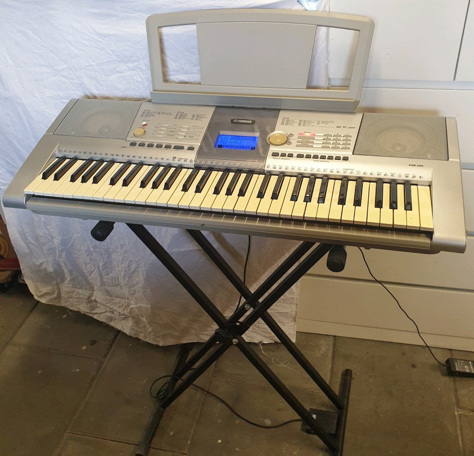Yamaha keyboard psr-295 + standaard, Ophalen, Gebruikt, 61 toetsen, Yamaha