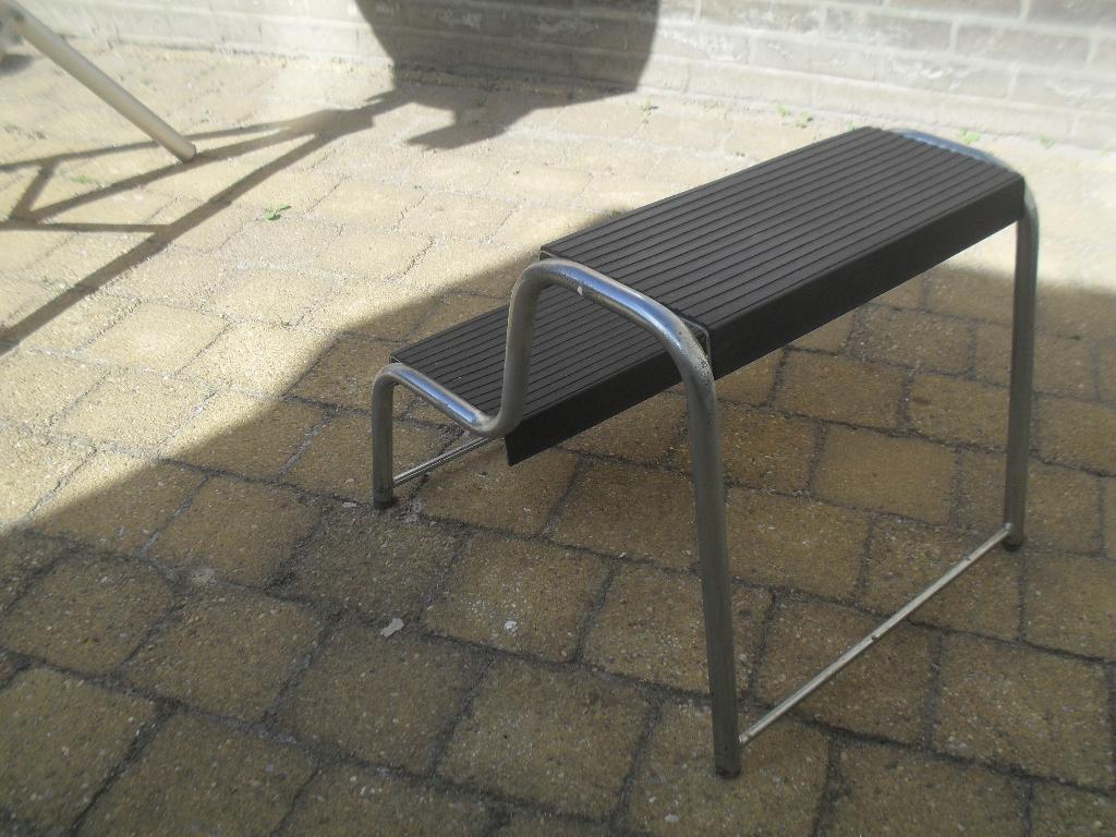 opstapje voor caravan of camper, Caravans en Kamperen, Caravan accessoires, Ophalen, Zo goed als nieuw