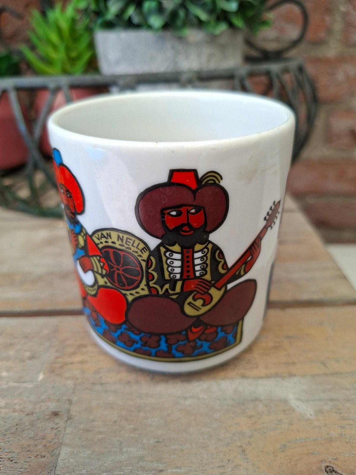leuke beker 1001 nacht van van nelle, Huis en Inrichting, Keuken | Servies, Ophalen of Verzenden, Overige stijlen, Kop(pen) en/of Schotel(s)