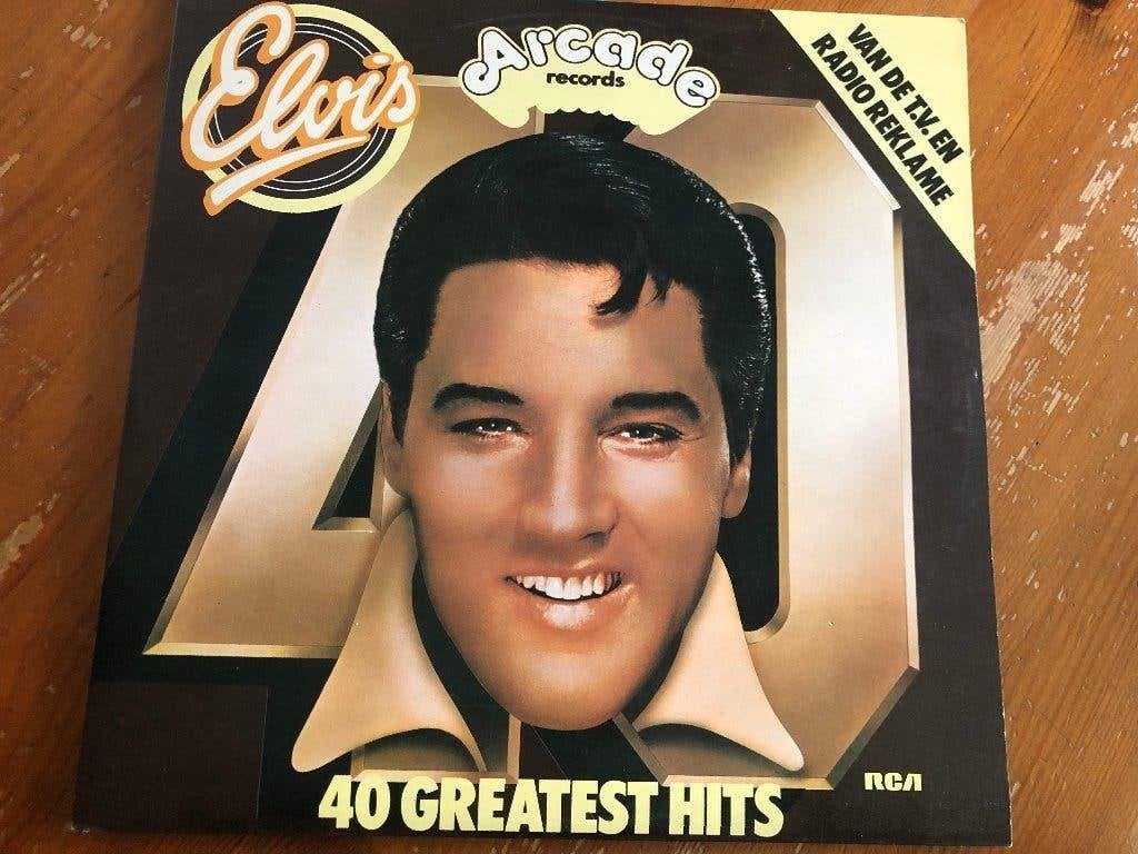 ELVIS 40 GREATEST HITS 2 LP SET ORGINEEL, Inclusief binnenhoes, Ophalen of Verzenden, Zo goed als nieuw, LP