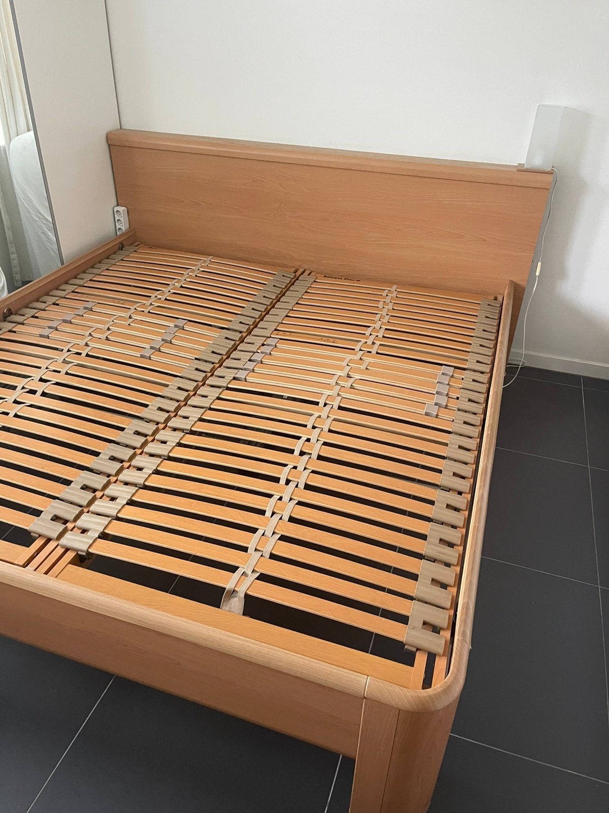 2 persoonsbed grenen bed met elektrische ondersteuning, Ophalen, Overige kleuren, Tweepersoons, 180 cm