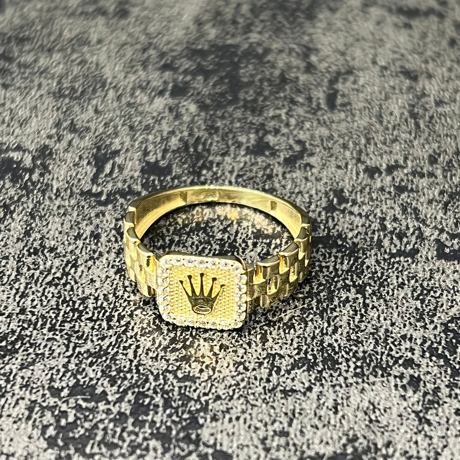 14 karaat gouden ring rolex model nieuw, Ophalen of Verzenden, Nieuw, Goud, Dame of Heer