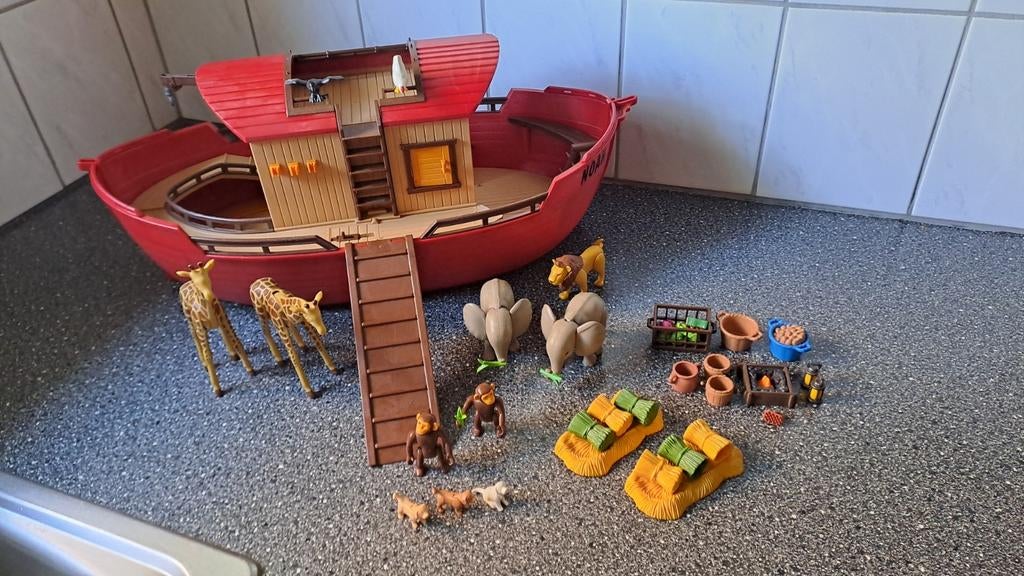 Playmobil Ark van Noah., Ophalen of Verzenden, Zo goed als nieuw, N.v.t, Playmobil
