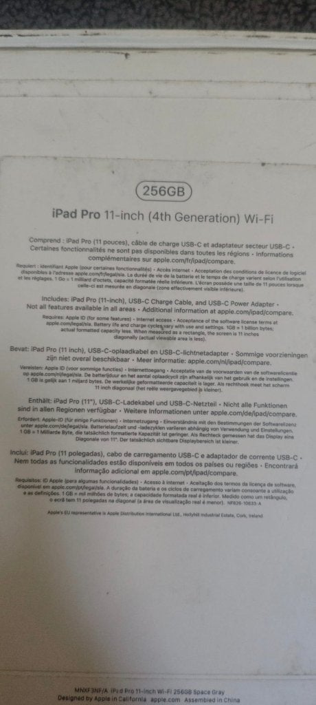 Ipad pro 11 m2, Apple iPad, 11 inch, Ophalen of Verzenden, Zo goed als nieuw