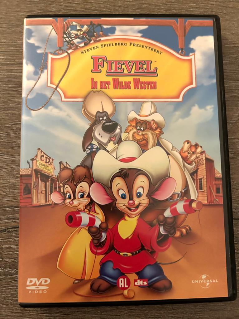 Fievel in het Wilde Westen DVD - Avontuur voor de hele famil, Alle leeftijden, Ophalen of Verzenden, Zo goed als nieuw, Europees