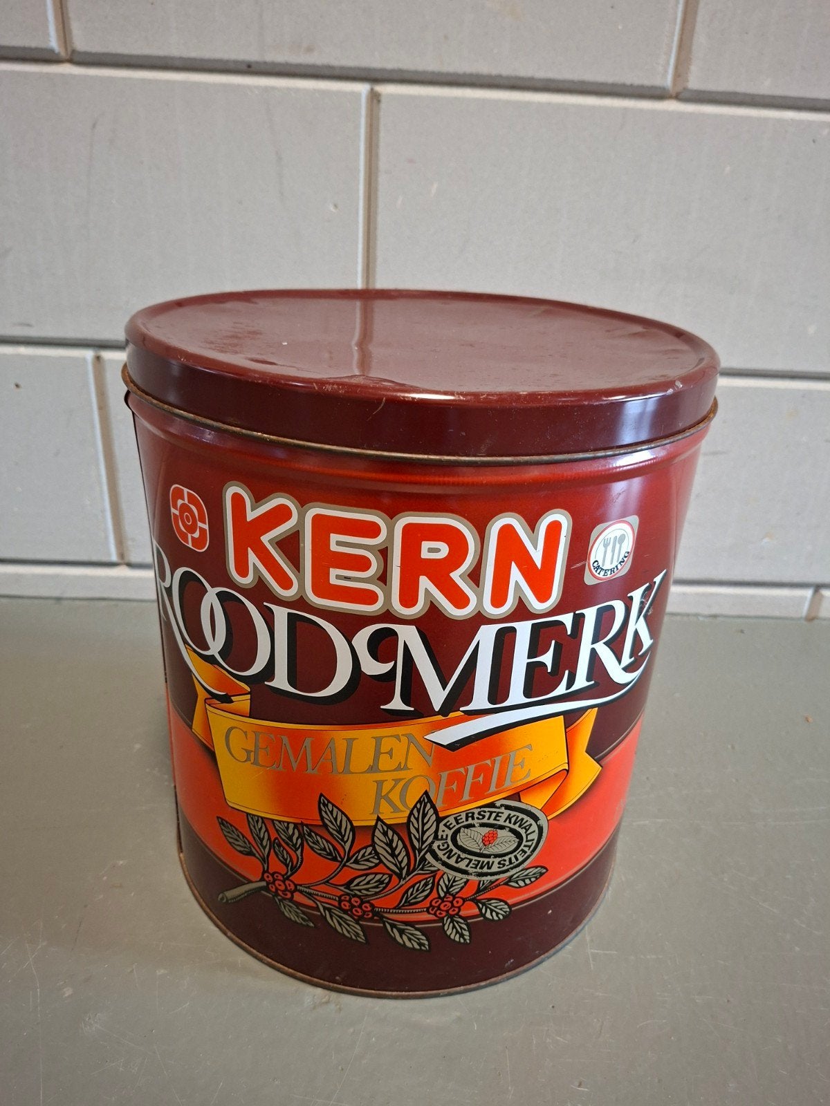 Aangeboden: Gratis Vintage Koffieblik, Ophalen of Verzenden, Zo goed als nieuw, Koffie, Overige merken