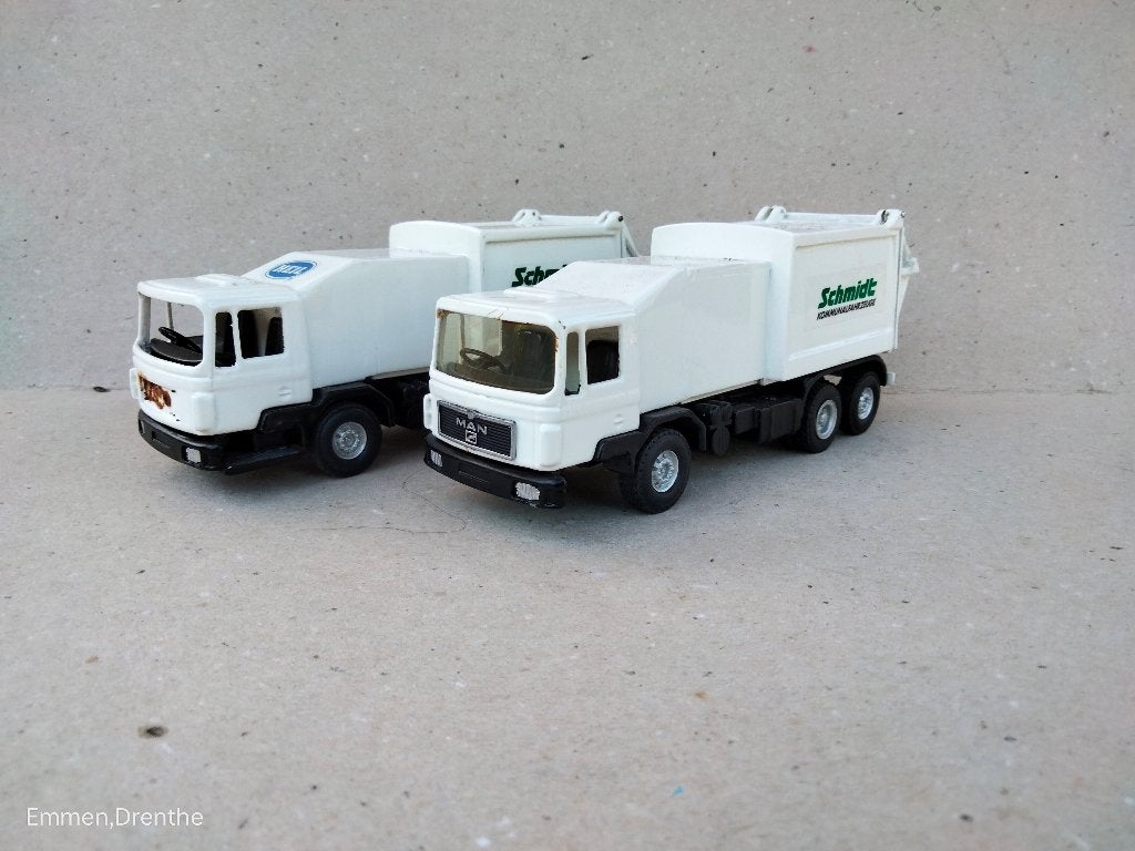 2 man truck models   3D MODEL TRUCKS, Ophalen of Verzenden, Gebruikt, Bus of Vrachtwagen, Overige merken