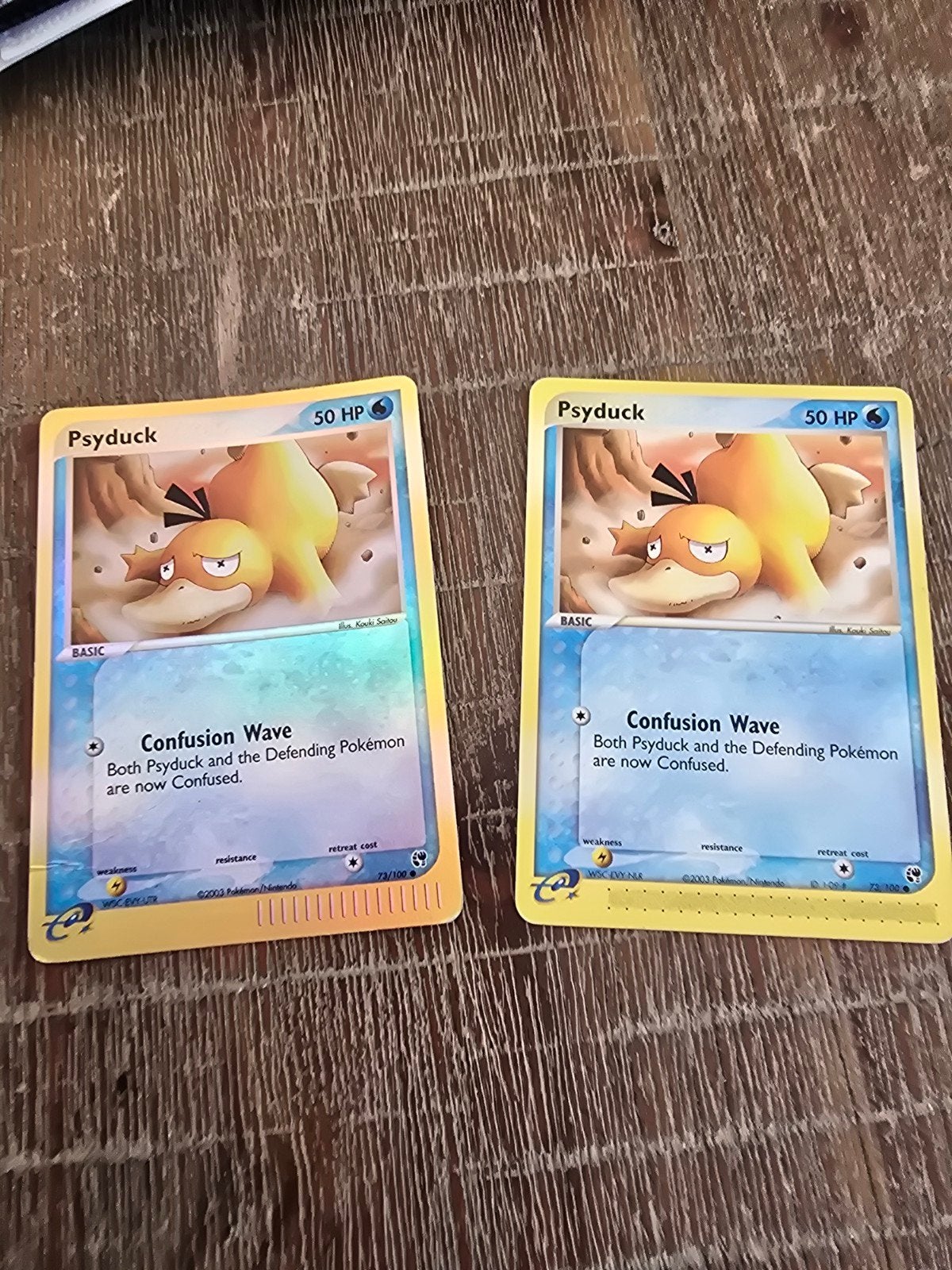 Psyduck Pokémon Kaart 73/100, Ophalen, Zo goed als nieuw