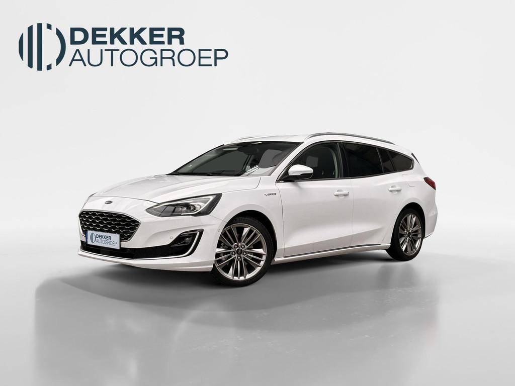 Ford Focus Wagon 1.5 EcoBoost Automaat Vignale I WINTER PACK, Auto's, Ford, 1345 kg, Euro 6, 150 pk, Wit