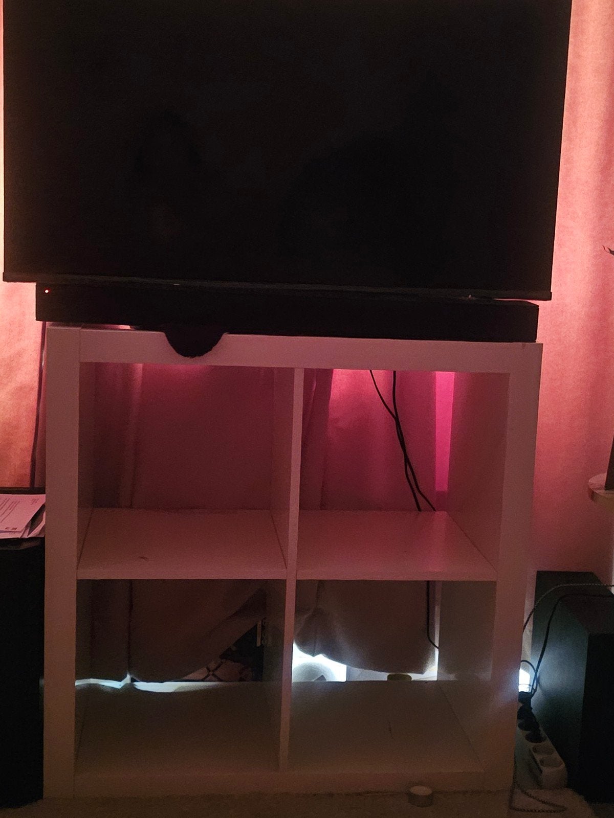 IKEA KALLAX Kast - Wit, 4 vakken, Ophalen of Verzenden, Gebruikt