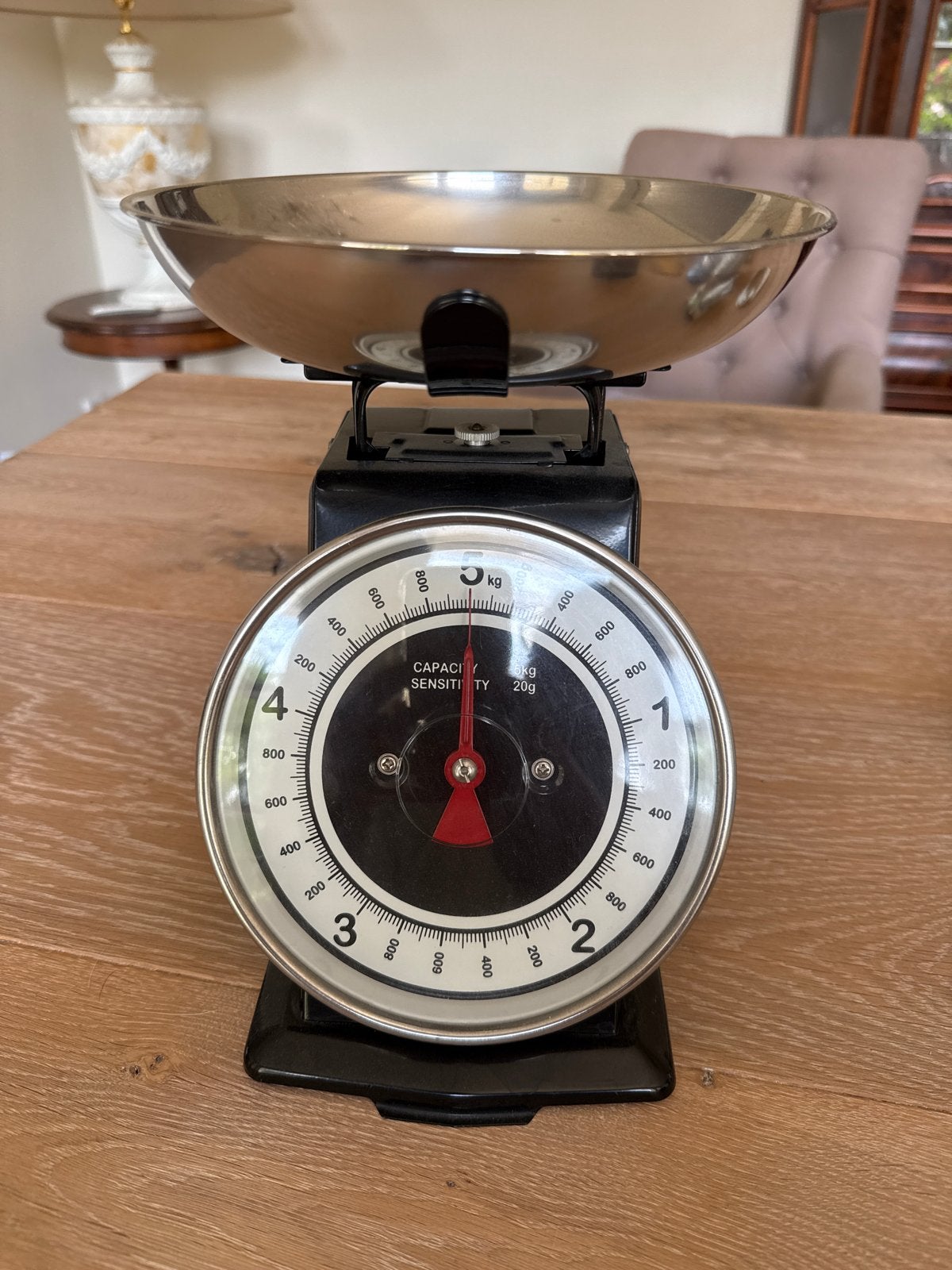 Vintage Keukenweegschaal - 5kg Capaciteit, Ophalen of Verzenden, Gebruikt