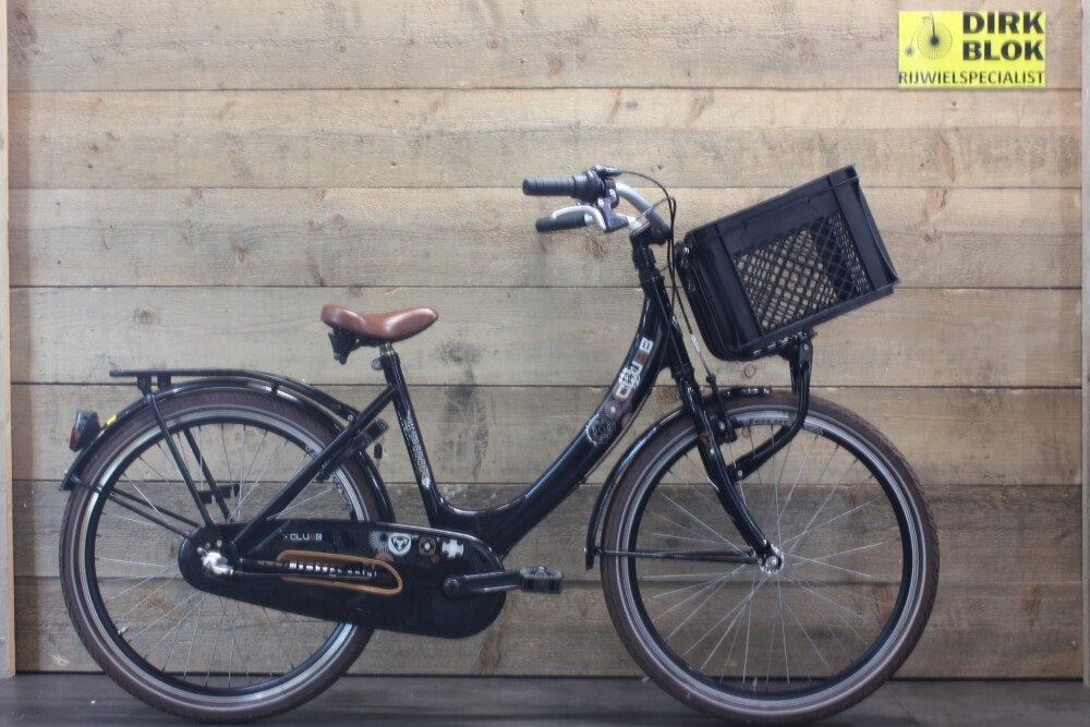 24 inch Alpina Clubb transportfiets M 3v zwart +3mndgarantie, Fietsen en Brommers, Niet ingevuld, Gebruikt, Niet ingevuld, Niet ingevuld
