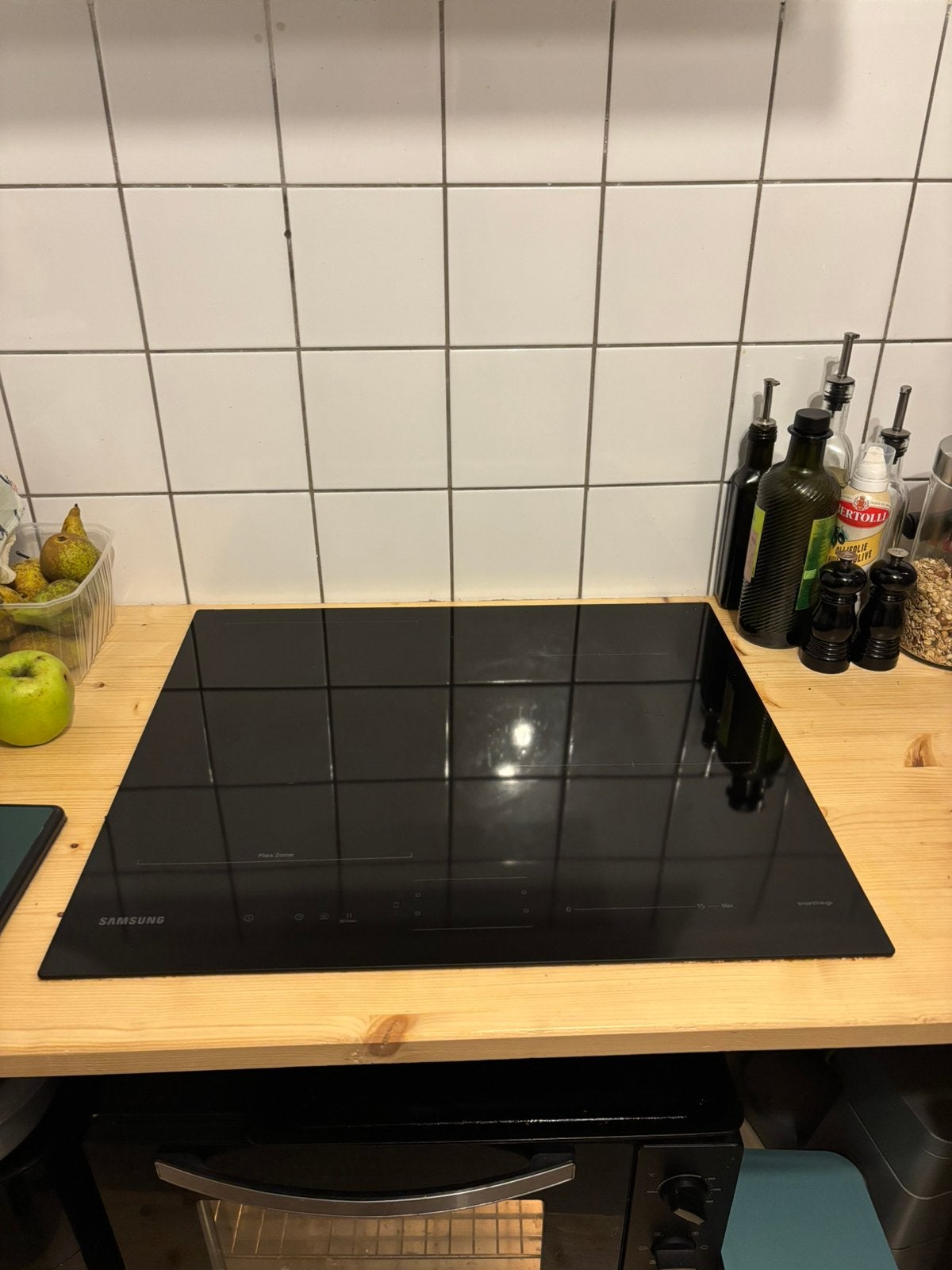Inductiekookplaat Samsung NZ64B5046FK/U1, Witgoed en Apparatuur, Ophalen, 4 kookzones, Zo goed als nieuw, Inbouw