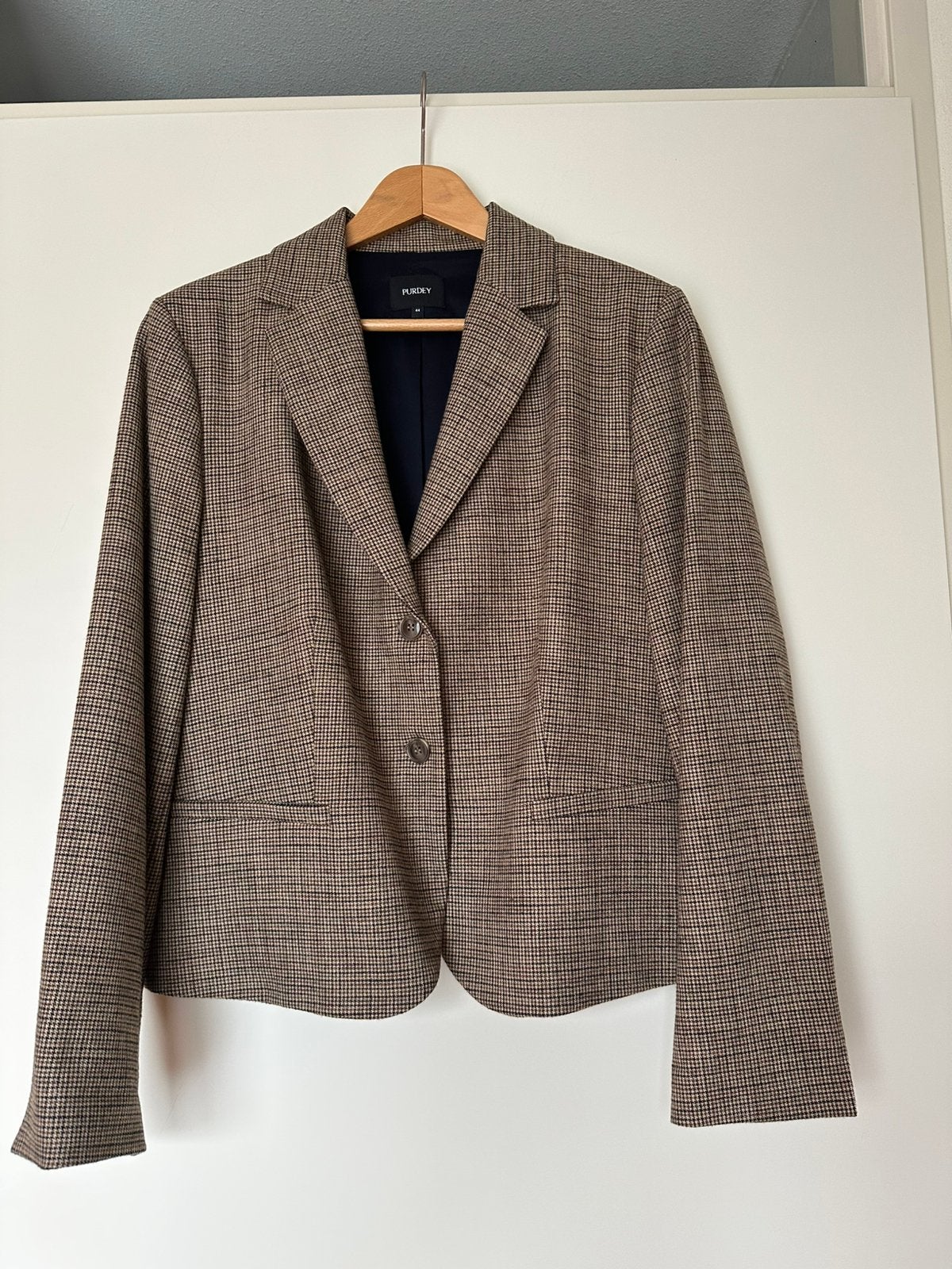 Purdey blazer mt 44, Ophalen of Verzenden, Zo goed als nieuw, Maat 42/44 (L), Bruin