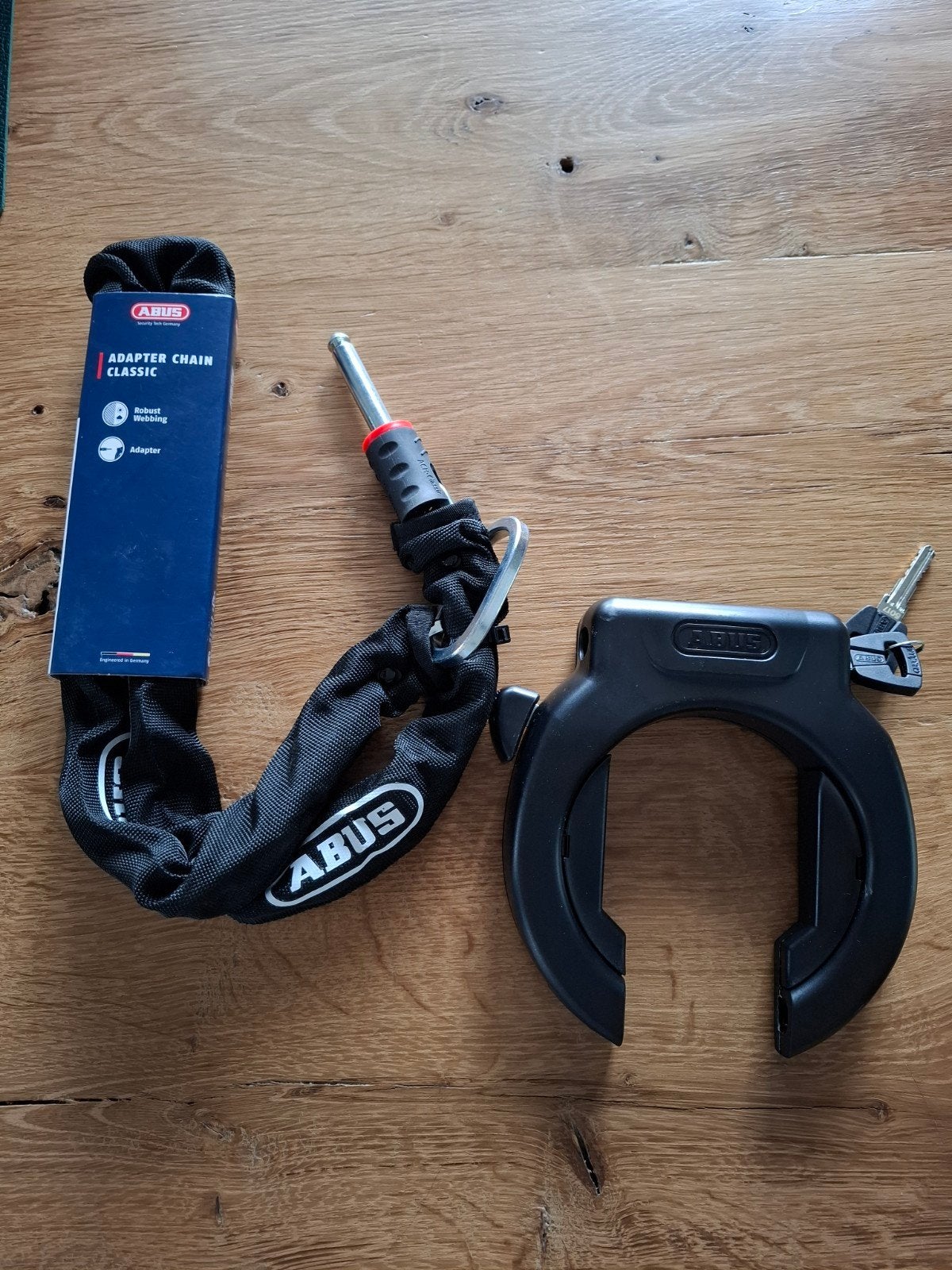 Abus Ringslot PRO AMPARO 4850 SL met insteekketting, Ophalen of Verzenden, Nieuw