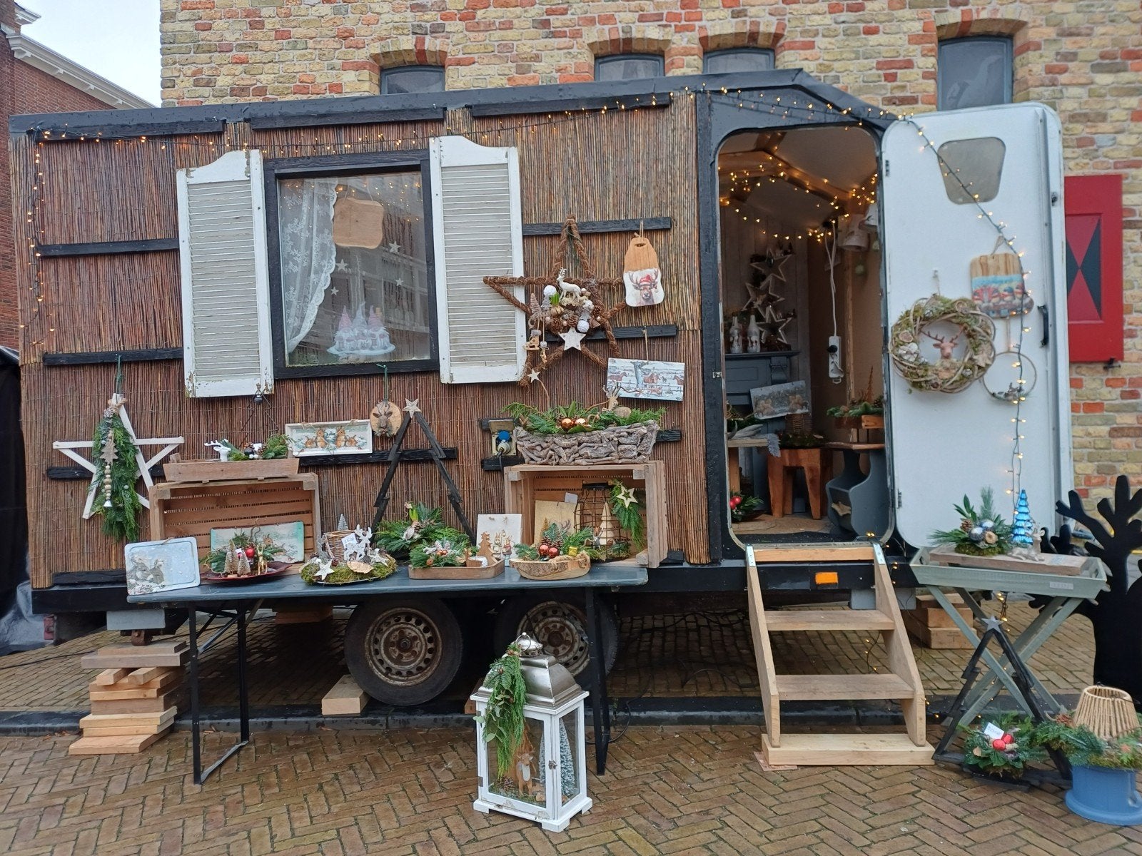 Te koop pipowagen, Ophalen
