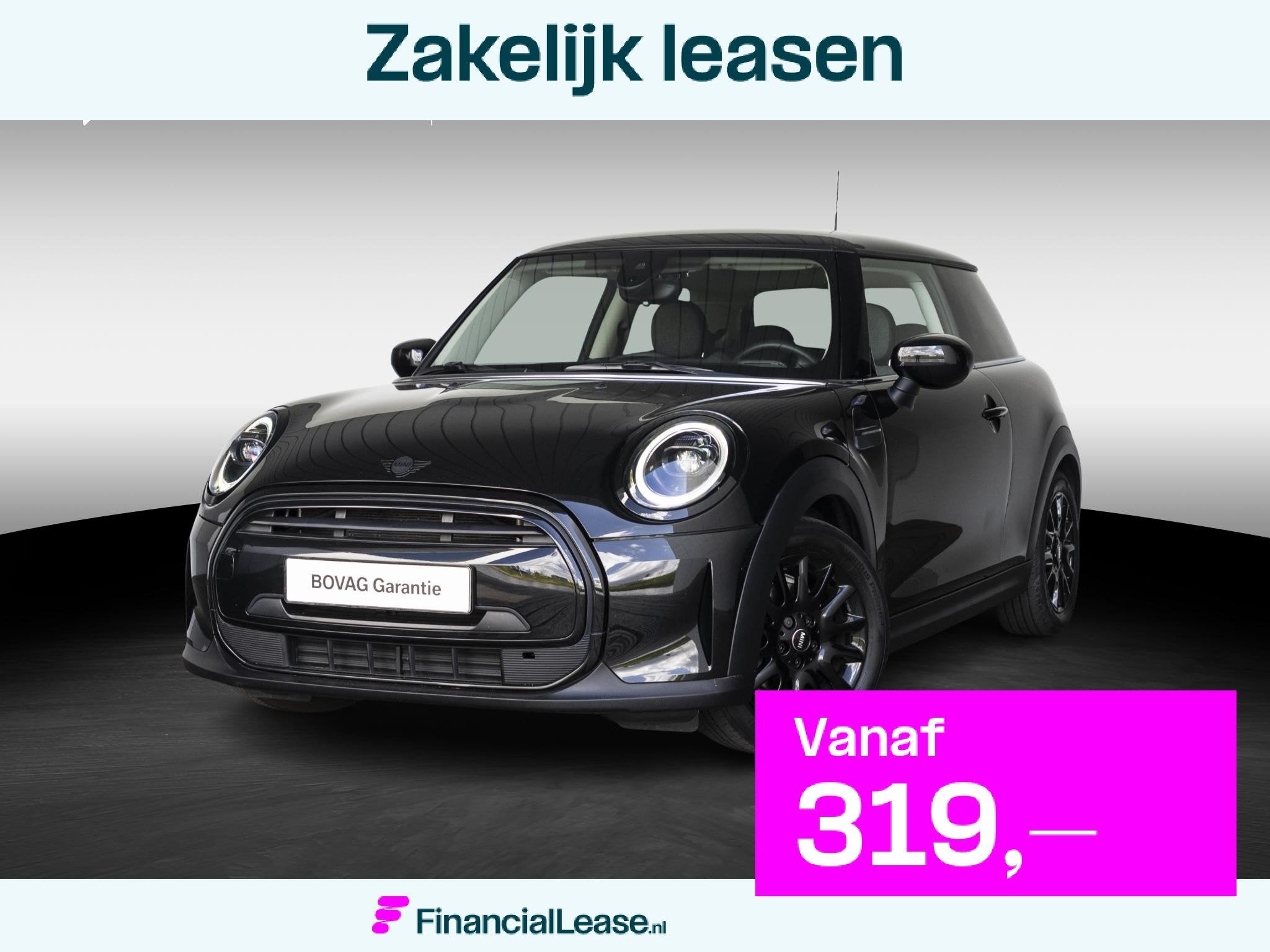 MINI 3-deurs Cooper Classic + Navigatie + Black Exterieur pa, Voorwielaandrijving, 12 maanden, Gebruikt, Origineel Nederlands