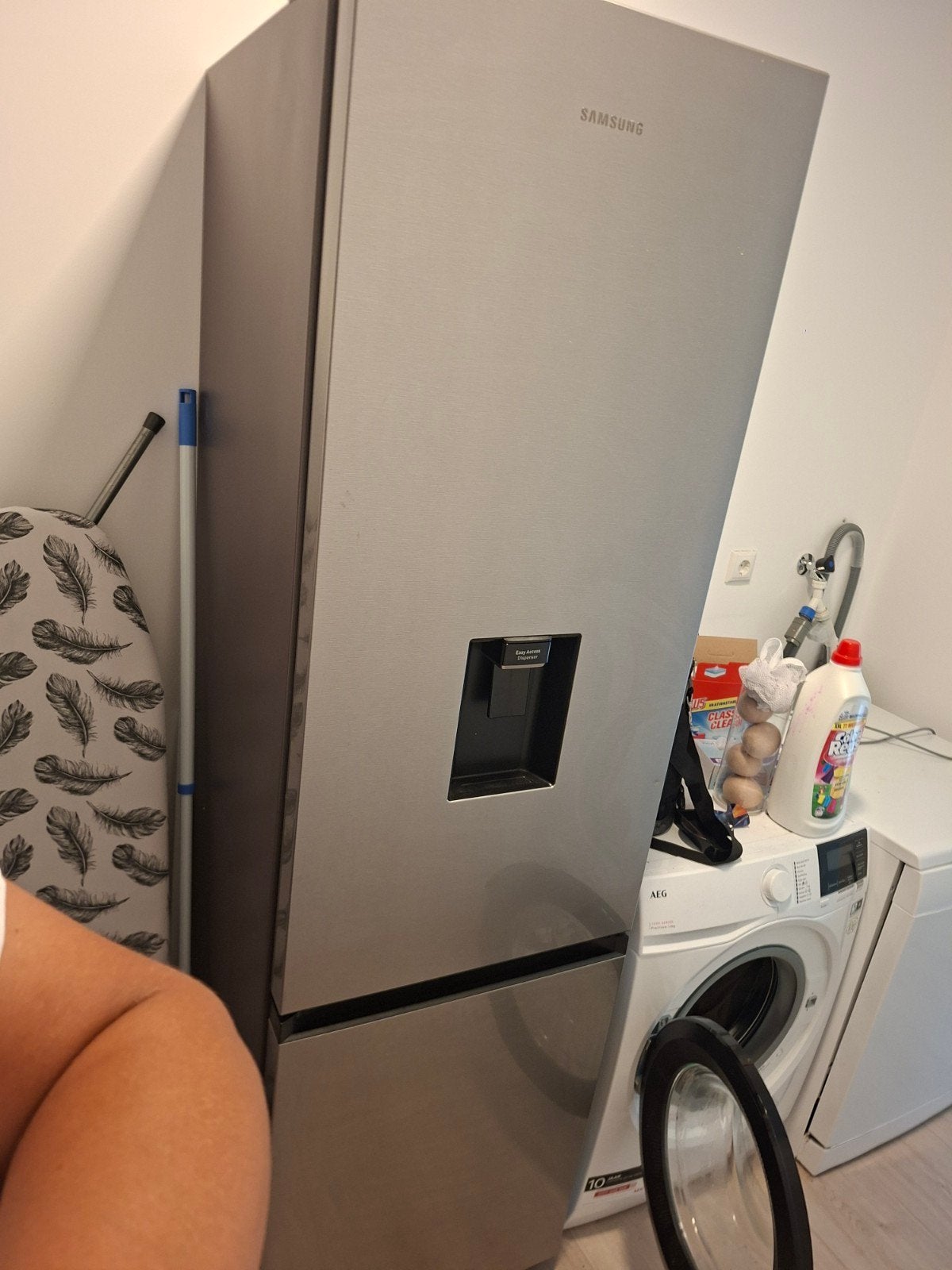 SAMSUNG koelkast met wifi en dispenser en veel opties, Ophalen, 200 liter of meer, Met aparte vriezer, 160 cm of meer