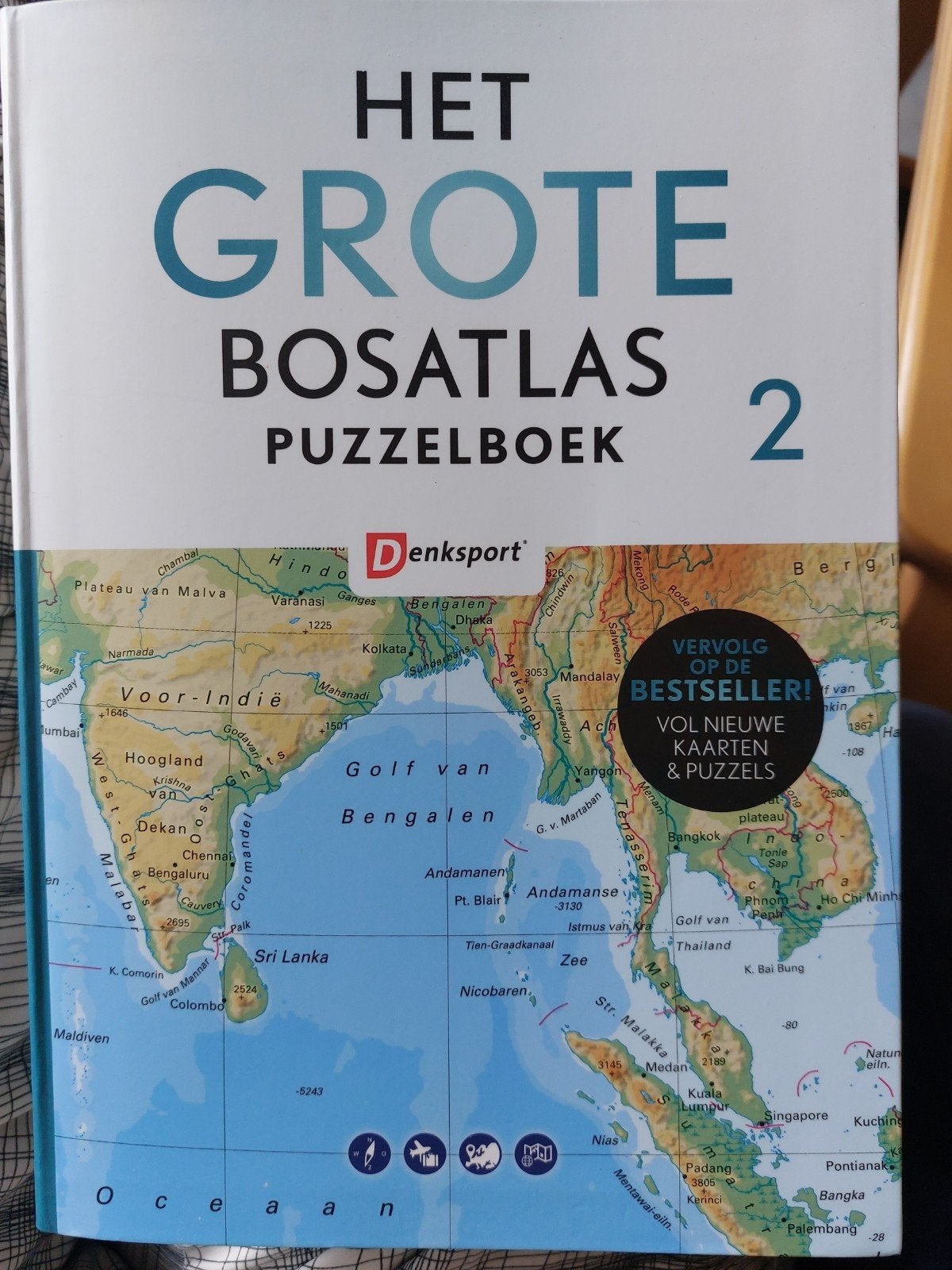 Peter Vroege - Het Grote Bosatlas Puzzelboek II, Ophalen, Zo goed als nieuw, Peter Vroege; Tjeerd Tichelaar