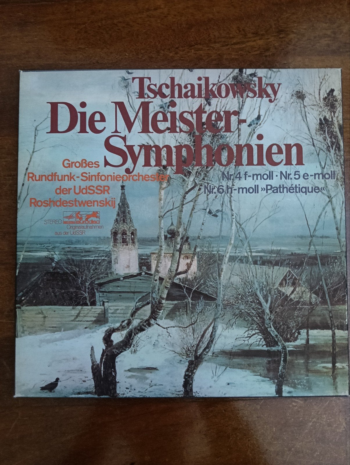 Tschaikowsky - Die Meister-Symphonien (Boxset 3xLP), Cd's en Dvd's, Vinyl | Klassiek, Boxset, Gebruikt, Symfonie, Ophalen of Verzenden