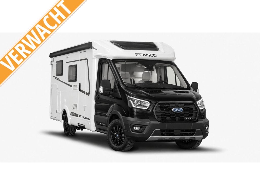Etrusco V 6.8 SF , Trail, 6.8M, Caravans en Kamperen, Automaat, Ringverwarming, Ford, Bedrijf