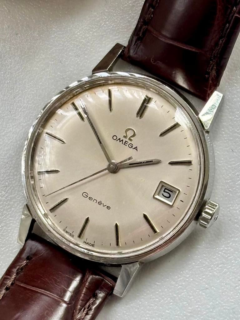 Omega Genève, Ophalen of Verzenden, Staal, Omega, 1960 of later