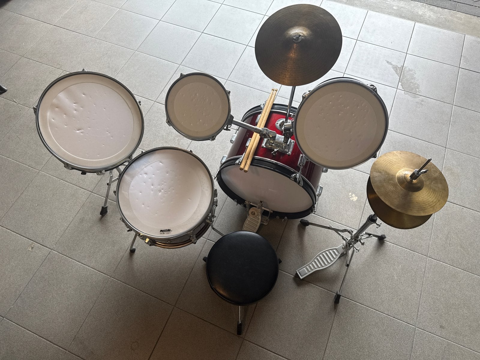 Compleet drumstel - Ideaal voor beginners!, Ophalen, Gebruikt, Overige merken