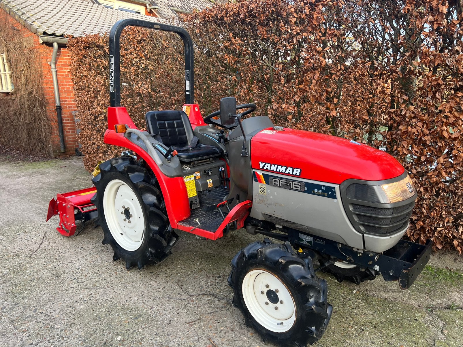 Yanmar minitractor 18PK|Klepelmaaier|Frees|Semi-Automaat|4x4, Ophalen, Overige typen