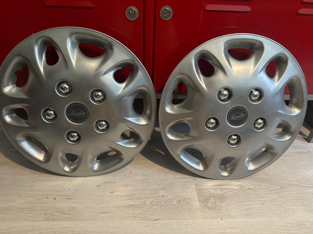 2x wieldoppen Mecanico, Ophalen of Verzenden, Gebruikt